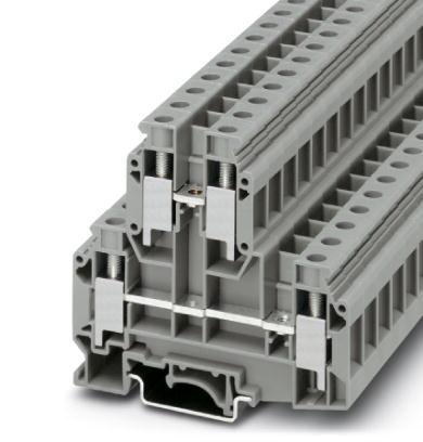 Extract from the online catalog UKKB 10 Order No.: 2772077 Feed-through modular terminal block, Cross section: - 16 mm², AWG: 20-6, Connection type: Screw connection, Width: 10.