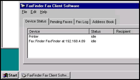 Sending a Fax To send a fax by printing from an application program on a client PC, follow the steps listed below. 1.