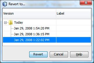 SECTION 2 Editor Insights FIGURE 7: Revert to Window 3. Select a revision and click Revert to roll back all changes to the selected revision, as shown in Figure 7.