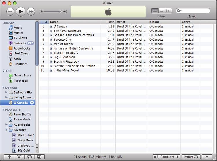 ipod & itunes Portable Genius Note If you have selected the option to do so, itunes copies files into your itunes Music folder during import, and so if you re importing a large number of media files,