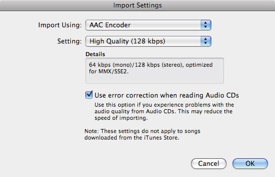 ipod & itunes Portable Genius However, when importing CDs or WMA files, it s necessary for itunes to convert the audio into a supported digital media file format.