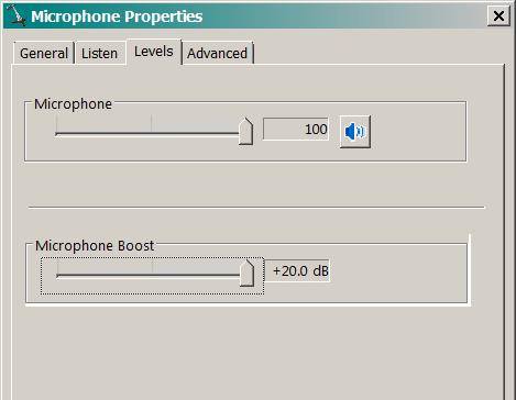 Setting Up A Microphone in Windows In the Microphone Properties