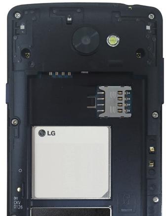 Position the microsd card (sold separately) with the label side facing up and the gold contacts toward the slot, then carefully