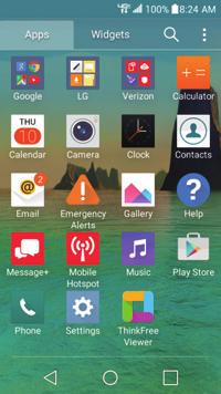26 The Basics Apps: How to View, Open, and Switch All of the apps on your phone, including any apps that you downloaded and installed from Play Store or other sources, are grouped together on the