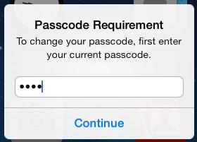 Enter your new passcode. Remember, this passcode cannot be simple or weak. Enter your new passcode and tap Continue. You will get another window to re-enter your passcode. Then, tap Save. 2.