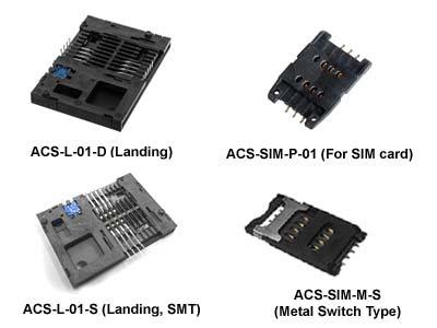 2.9 Others 2.9.1 ACS Smart Card Connector ACS is launching a versatile family of smart card connectors designed to meet today's requirements for smart cards used in a variety of terminal devices.