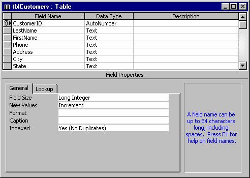 6 Microsoft Access 2002 Lesson 1-1: Understanding Field Properties Figure 1-1 A comparison of a car s properties with a field s properties.