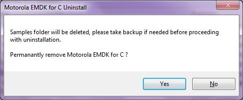 4.2 Uninstall the EMDK for C This section explains how to uninstall the EMDK for C. Operating procedure (1) Select Control Panel, Programs and then Programs and Features from the Start menu.