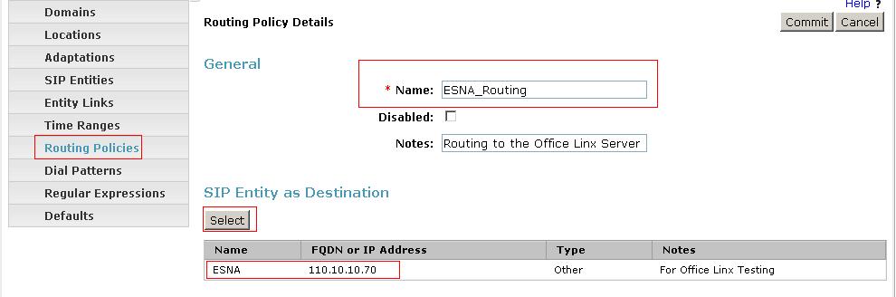 Figure 24 below shows the Entity Link added between the Session Manager and CS1000E.
