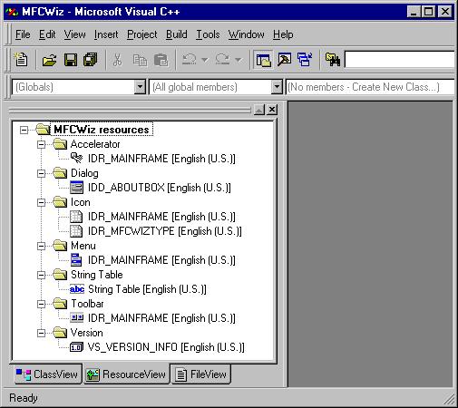 Chapter 04: The User Interface file with the extension.rc. A Windows resource file contains a script with various statements that define resources.