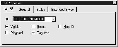 New Page 7 Exercise 5-3 Adding Numeric and String DDV to a Dialog In this exercise you will: Create a dialog template using the Dialog editor Create member variables associated with controls on the