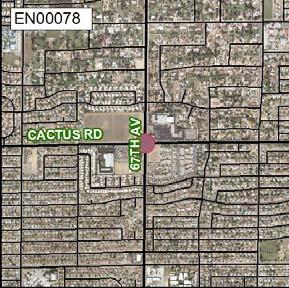 FY 2011-2020 Capital Improvement Program Streets 67th Av & Cactus Rd Intersection Improvements Engineering Department Project Number: EN00078 Project Location: 67th Av & Cactus Rd (west leg) This