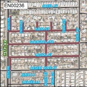 FY 2011-2020 Capital Improvement Program Streets Esquire Manor Reconstruction Engineering Department Project Number: EN00236 Project Location: 75th Av to 73rd Av North of Desert Cove This project