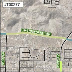 FY 2011-2020 Capital Improvement Program Wastewater Happy Valley Road 8-inch Sewer; 91st to 85th Av Utilities Department Project Number: UT00277 Project Location: Happy Valley Rd from 91st Av to 85th