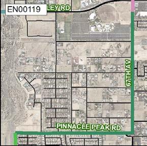 FY 2011-2020 Capital Improvement Program Drainage Pinnacle Peak Rd & 67th Av Channel to New River Engineering Department Project Number: EN00119 Project Location: 67th Av & Pinnacle Peak Rd - 67th Av