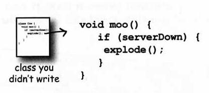 Exception Handling You call a method in a class that you did not write That method does some risky,