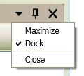 General layout adaptations 6 General layout adaptations 6.1 Resizing a window This icon allows you to change the window size in the horizontal direction.