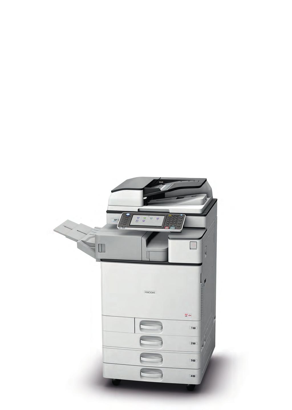 Increase your productivity & lower your environmental impact Allow a fresh blast of productivity to sweep through your office with Ricoh s new-generation flagship A3 colour MFP.