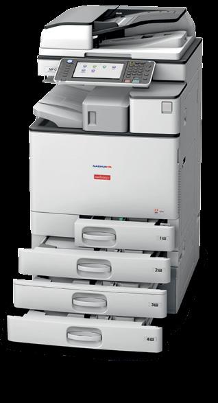 Increase your productivity & lower your environmental impact Allow a fresh blast of productivity to sweep through your office with Nashua s new-generation flagship A3 colour MFP.