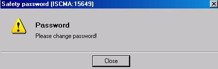 You will then be prompted to change the password.