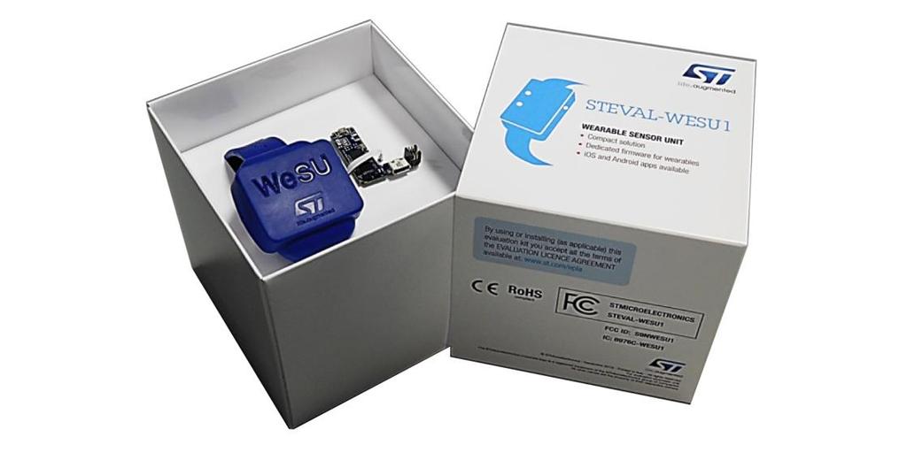 UM04 Getting started Getting started The STEVAL-WESU is a system reference design for users wanting to develop wearable applications, with every element of the system designed to accelerate the