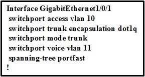 Reference: http://en.wikipedia.org/wiki/ieee_802.1q QUESTION 64 What is the maximum number of VLANs that can be assigned to an access switchport without a voice VLAN? A. 0 B. 1 C. 2 D.