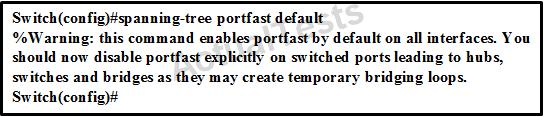 Which command can prevent BPDU transmission on this port? A. spanning-tree portfast bpduguard enable B.