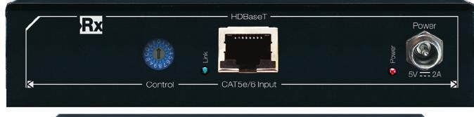 Tx Unit: Using a short HDMI cable, connect your source device to the HDMI