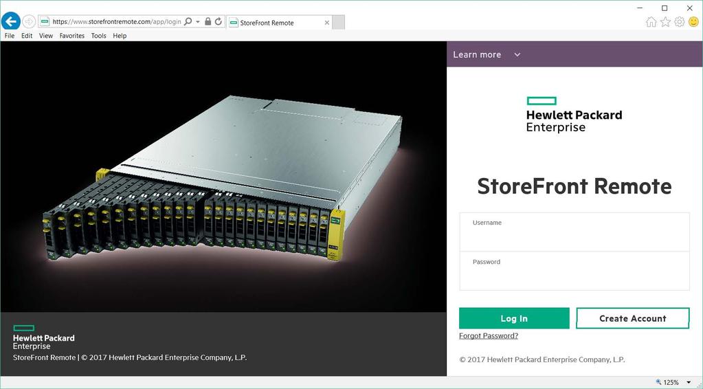 HPE StoreFront Remote Provides insight