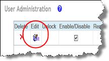 Administration General Information 2- Creating a New User To create a new user, do the following: 1. Click the Create User link. 2. Complete the User Name, Password, Confirm Password, and E-mail fields.