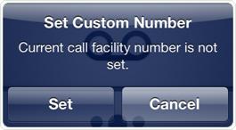 Handling Calls About this task Press the Call Facility icon in the Status bar to set your call facility: The default call facility is Work.