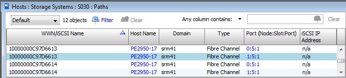 Column Primitive Sequence Invalid Word Invalid CRC Primitive sequence protocol error. There were errors during the transmission of a fibre channel primitive sequence.