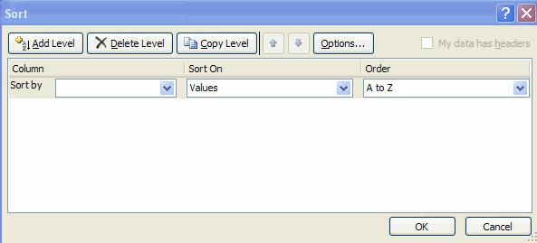 Filtering Filtering allows you to display only data that meets certain criteria.