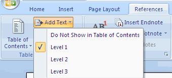 Create a Table of Contents To create the table of contents: Put your cursor in the document where you want