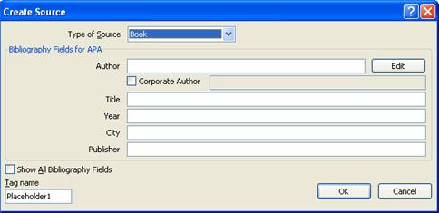) Complete the Create Source Form If you need additional fields, be sure