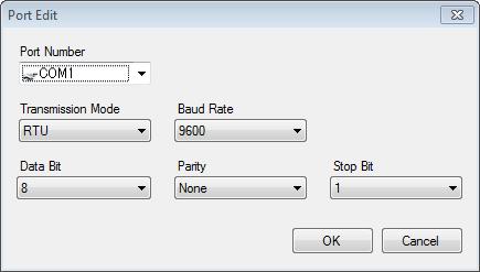 5211. Port Edit Dialog It provides editing function of port registration window; port setting information.