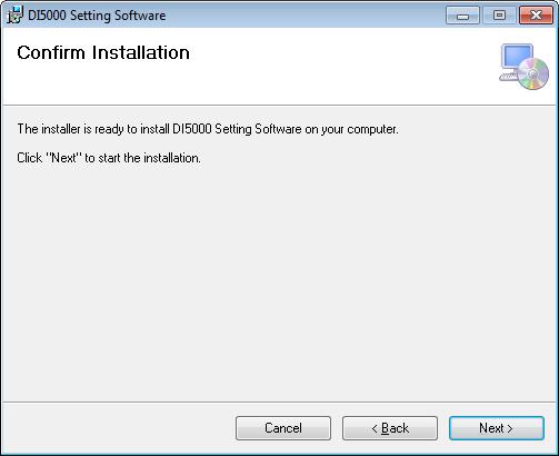 install folder] and [user]. Click [Next] button.