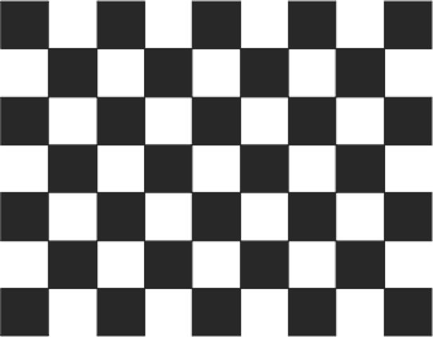 X3 X2 X1 Fig. 2 Three corner points (non co-linear) randomly chosen from a chessboard pattern as the three control points vanishing line of the desktop plane was computed as [.6.15 1.] T.