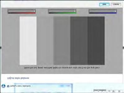 The Windows 7 Color Calibration tools helps you optimize your display.