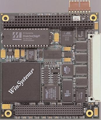 PC/104-Plus MODULE FEATURES 166 or 266 MHz Intel Pentium MMX CPU PC/104-Plus-compliant board 32 to 256MB of system SDRAM supported in a 144-pin SODIMM socket Socket for bootable DiskOnChip or BIOS