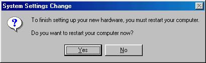 4.2 Setting Up NC Card and Device Driver (PCI Card) (5) The installation has been