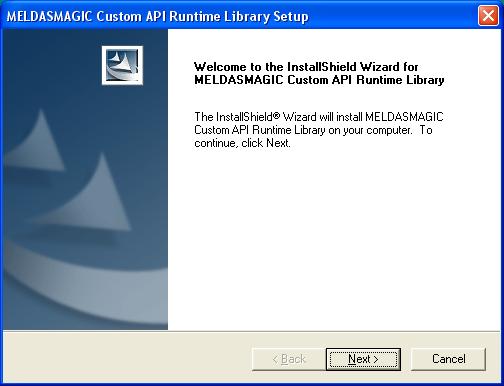 4.4 Setting Up Runtime Library 4.4 Setting Up Runtime Library Here, set up Runtime Library for controlling NC Card from application software on the personal computer.