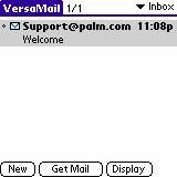 Mobile e-mail: VersaMail based on MultiMailPro (by Palm Inc.