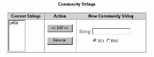 SNMP Entries SNMP settings include system settings, community settings and Snmp trap settings as follows: 65 System Settings Name Location Contact Description Set a system name for the switch Set the