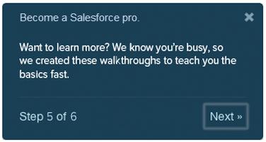 Salesforce Goal & tone: The goal of this walkthrough is to drive purchase and/or