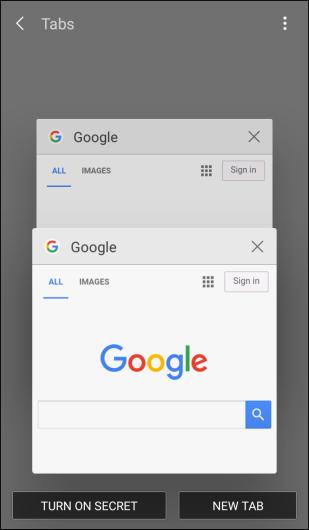 Open New Browser Tabs Use tabbed browsing to switch between websites quickly and easily. 1. From home, tap Apps > Samsung > Internet. The browser opens. 2. Tap Tabs. The tabs window opens.