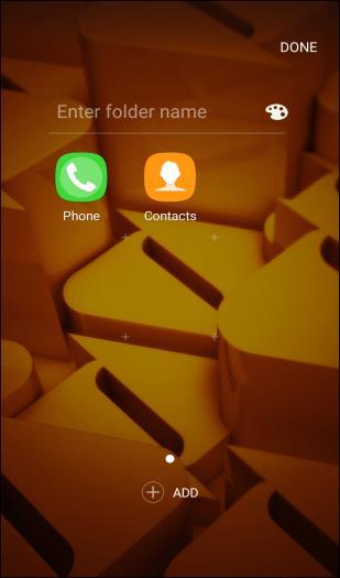 Add Folders to the Home Screen You can group home screen shortcuts into folders for convenient access. 1.
