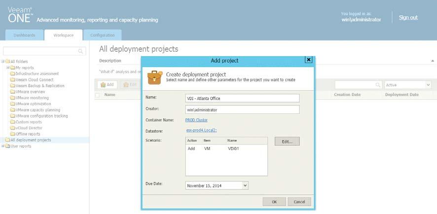 Getting Started with Deployment Projects A typical workflow for creating a deployment project includes the following steps: 1.