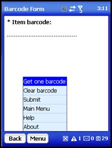 Section 6: Using a Barcode Scanner This section will show you how to use a barcode scanner with TeleNavTrack on your ipaq.