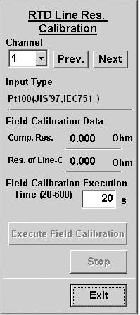 FIELD CALIBRATION (1) Shortcircuit the tip of RTD with a wire short enough to ensure accuracy.